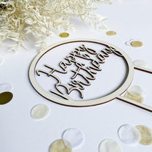 Lade das Bild in den Galerie-Viewer, Cake Topper &quot;Happy Birthday&quot;
